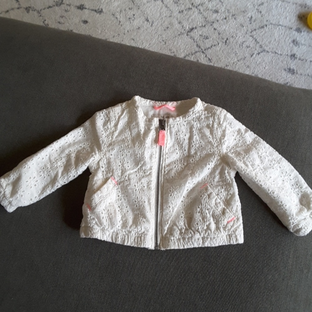 White eyelet Jacket